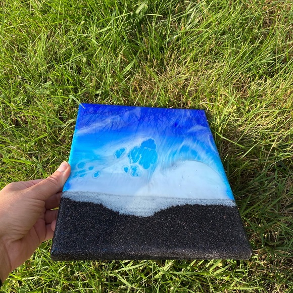 🌊Original Resin Ocean Art Painting🌊 - Picture 3 of 6